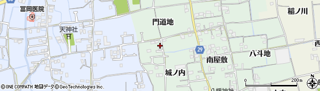 徳島県徳島市国府町井戸城ノ内8周辺の地図