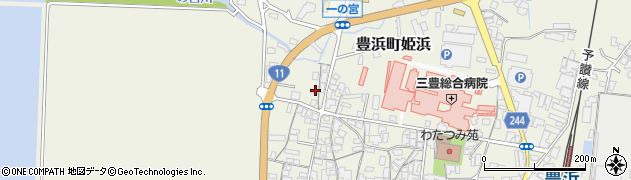 香川県観音寺市豊浜町姫浜1284周辺の地図