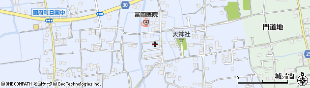 徳島県徳島市国府町（日開）周辺の地図