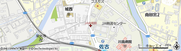 JA会館前周辺の地図