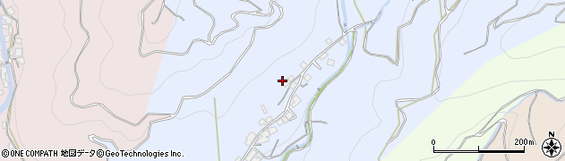 和歌山県有田郡有田川町船坂267周辺の地図