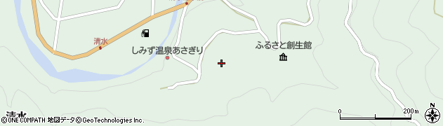 和歌山県有田郡有田川町清水1084周辺の地図