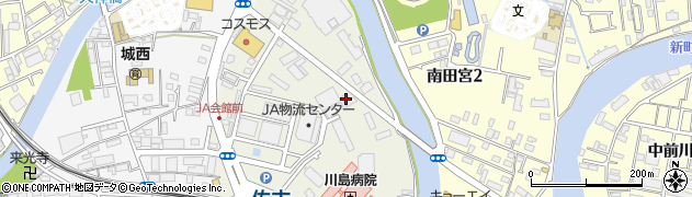 川本ポンプ徳島営業所周辺の地図