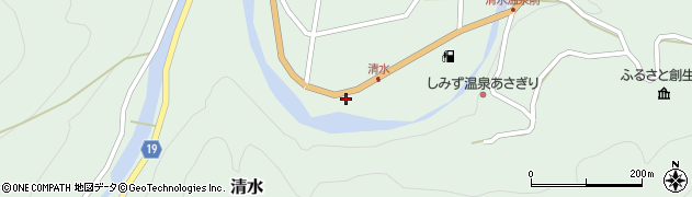 和歌山県有田郡有田川町清水340周辺の地図