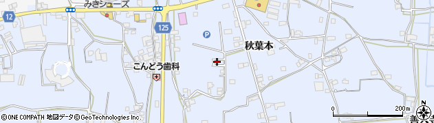 徳島県阿波市市場町香美秋葉本139周辺の地図
