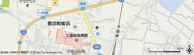 香川県観音寺市豊浜町姫浜881周辺の地図