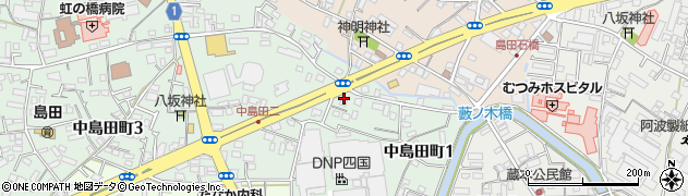 四国労働金庫　徳島ローンセンター周辺の地図