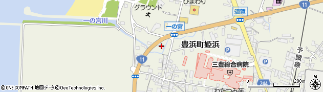 香川県観音寺市豊浜町姫浜161周辺の地図