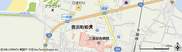 香川県観音寺市豊浜町姫浜1208周辺の地図