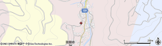 和歌山県有田郡有田川町賢262周辺の地図