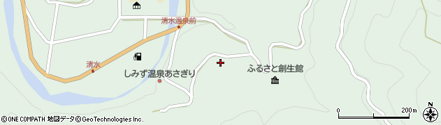 和歌山県有田郡有田川町清水1175周辺の地図