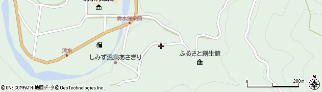 和歌山県有田郡有田川町清水1193周辺の地図