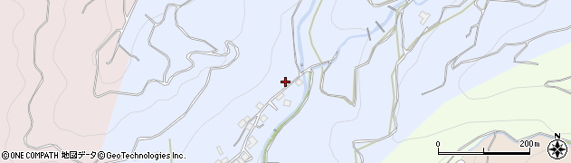 和歌山県有田郡有田川町船坂274周辺の地図
