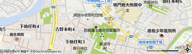徳島県徳島市下助任町2丁目32周辺の地図