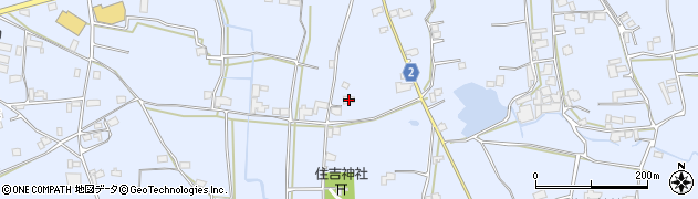徳島県阿波市市場町香美住吉本257周辺の地図