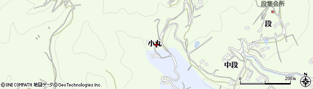 徳島県美馬市脇町（小丸）周辺の地図