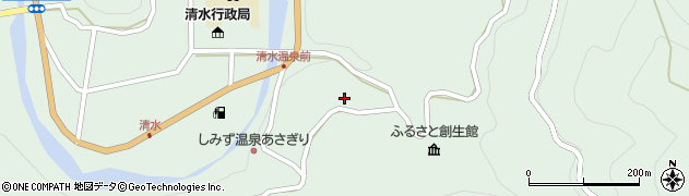 和歌山県有田郡有田川町清水1199周辺の地図