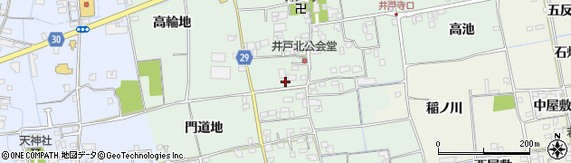 徳島県徳島市国府町井戸北屋敷56周辺の地図