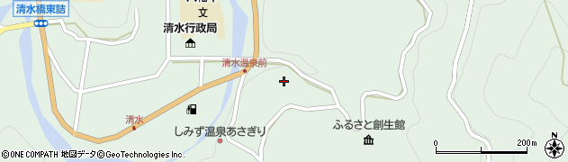 和歌山県有田郡有田川町清水1197周辺の地図