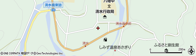 和歌山県有田郡有田川町清水377周辺の地図