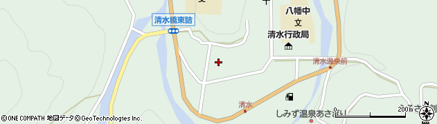 和歌山県有田郡有田川町清水333周辺の地図