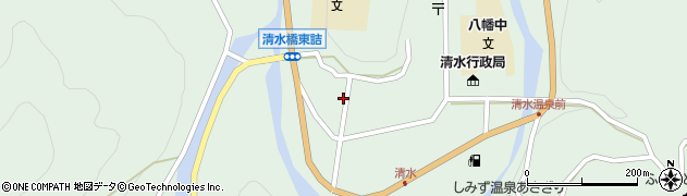 和歌山県有田郡有田川町清水331周辺の地図