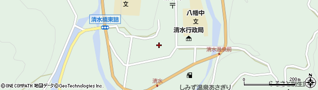 和歌山県有田郡有田川町清水254周辺の地図