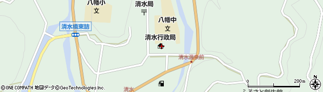 和歌山県有田郡有田川町清水387周辺の地図
