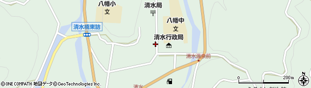 和歌山県有田郡有田川町清水406周辺の地図
