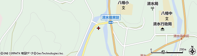 和歌山県有田郡有田川町清水1279周辺の地図