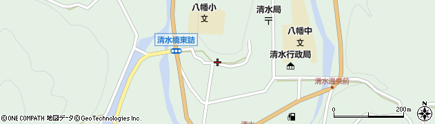 和歌山県有田郡有田川町清水261周辺の地図