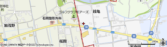 徳島県徳島市国府町桜間銭亀37周辺の地図