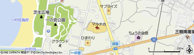 ワンナワードライ東宝　マルナカ豊浜店周辺の地図
