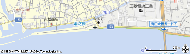 和歌山県有田市港町851周辺の地図