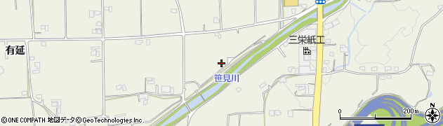 笹見川周辺の地図