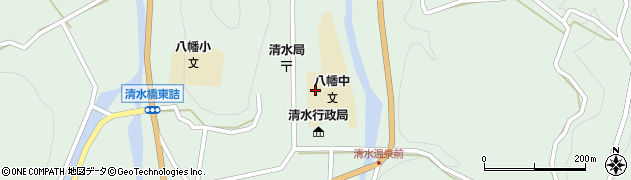 有田川町立八幡中学校周辺の地図