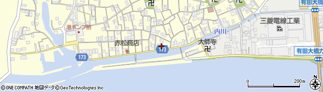 和歌山県有田市港町655周辺の地図