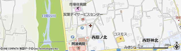 徳島県阿波市市場町市場岸ノ下201周辺の地図