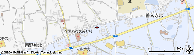 徳島県阿波市市場町香美秋葉本65周辺の地図