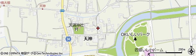 徳島県名西郡石井町高川原天神185周辺の地図