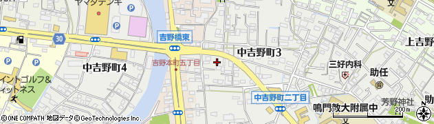 徳島吉野本町郵便局 ＡＴＭ周辺の地図