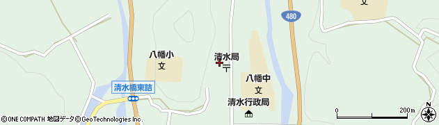 和歌山県有田郡有田川町清水415周辺の地図