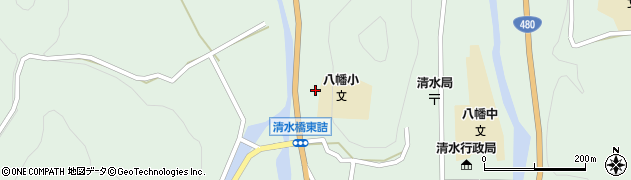 和歌山県有田郡有田川町清水294周辺の地図