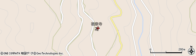 徳泉寺周辺の地図
