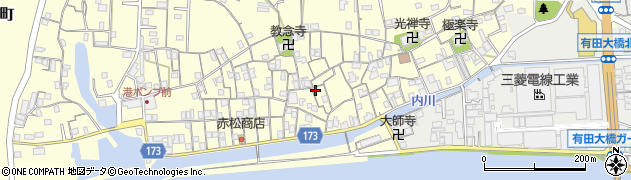 和歌山県有田市港町643周辺の地図