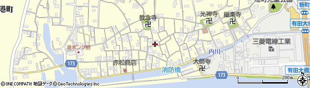 和歌山県有田市港町638周辺の地図