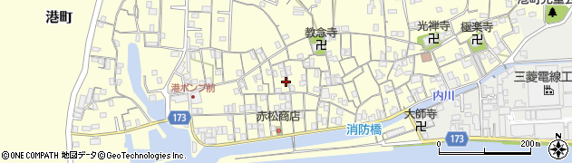 和歌山県有田市港町715周辺の地図
