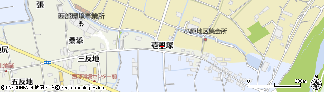 徳島県徳島市国府町北岩延（壱里塚）周辺の地図