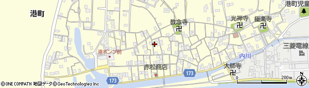 和歌山県有田市港町727周辺の地図