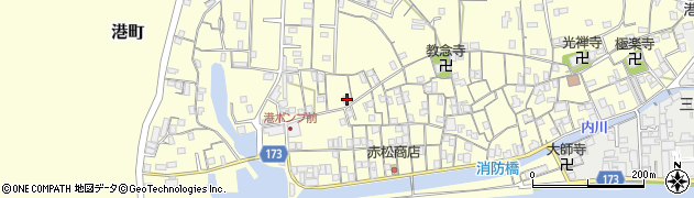 和歌山県有田市港町449周辺の地図